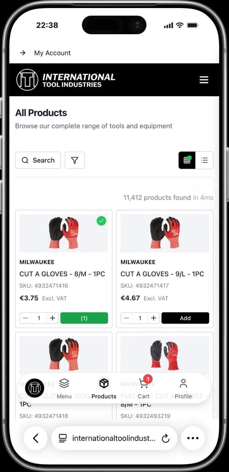 ITI mobile — product detail